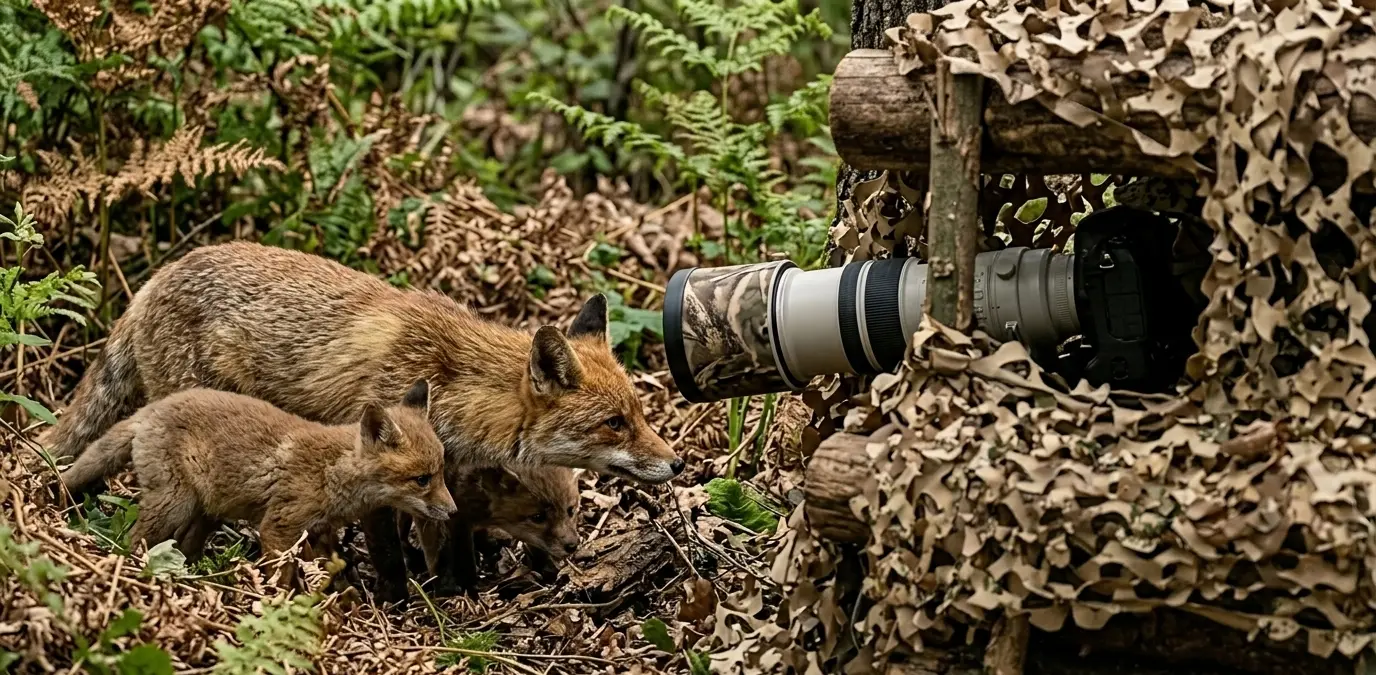 hunthink gizlenme ağı ile doğa fotoğrafçılığı