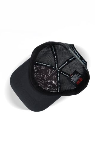 Blackbörk Kurt Logolu Siyah-Vizon Trucker Şapka