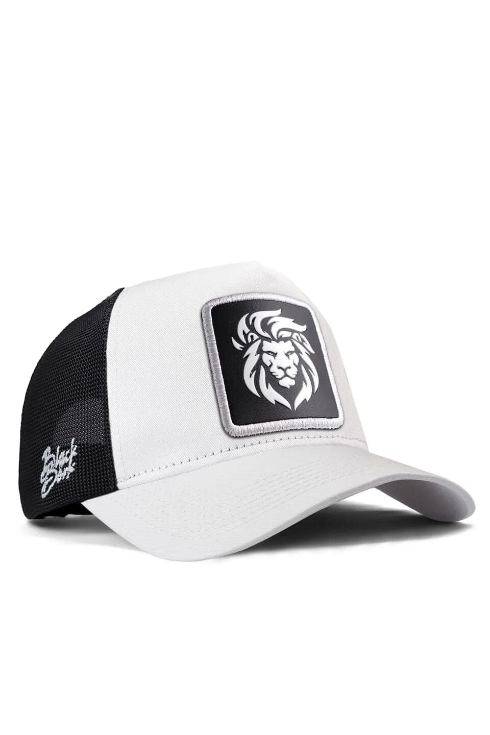 Blackbörk Aslan Logolu Beyaz-Siyah Trucker Şapka