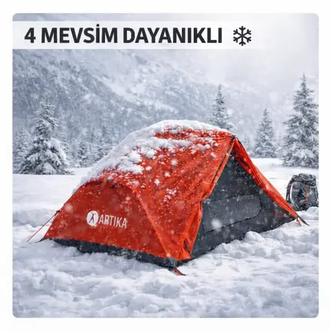 4 mevsim 2 kişilik kamp çadırı kış kullanımı