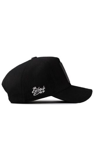 Blackbörk Bullshit Logolu Siyah Beyzbol Şapka