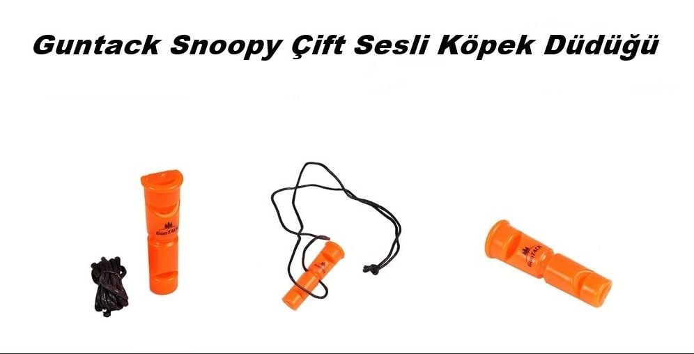 Guntack SNOOPY Çift Sesli Köpek Düdüğü
