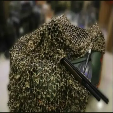 Hunthink 4x1.5m Haki Kamuflaj Gizlenme Ağı ve Avcı Filesi