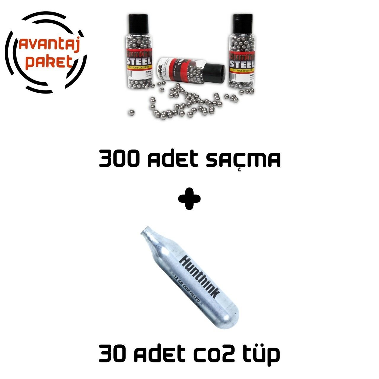 Hunthink Havalı Saçma ve Havalı Tabanca Tüpü Avantaj Paket 1