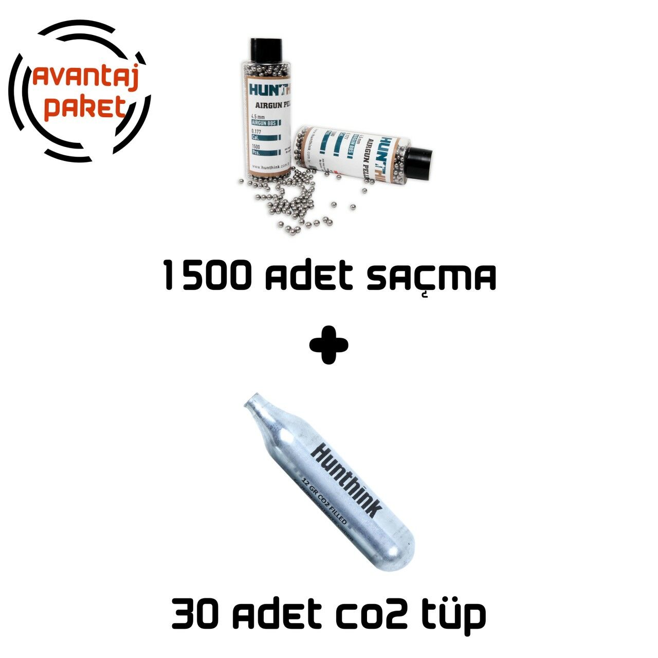 Hunthink Havalı Saçma ve Havalı Tabanca Tüpü Avantaj Paket 2