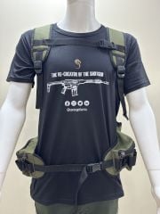 Hunthink Çantalı Yelek/ Avcı Çantası Haki