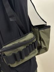 Hunthink Çantalı Yelek/ Avcı Çantası Haki