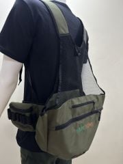 Hunthink Çantalı Yelek/ Avcı Çantası Haki