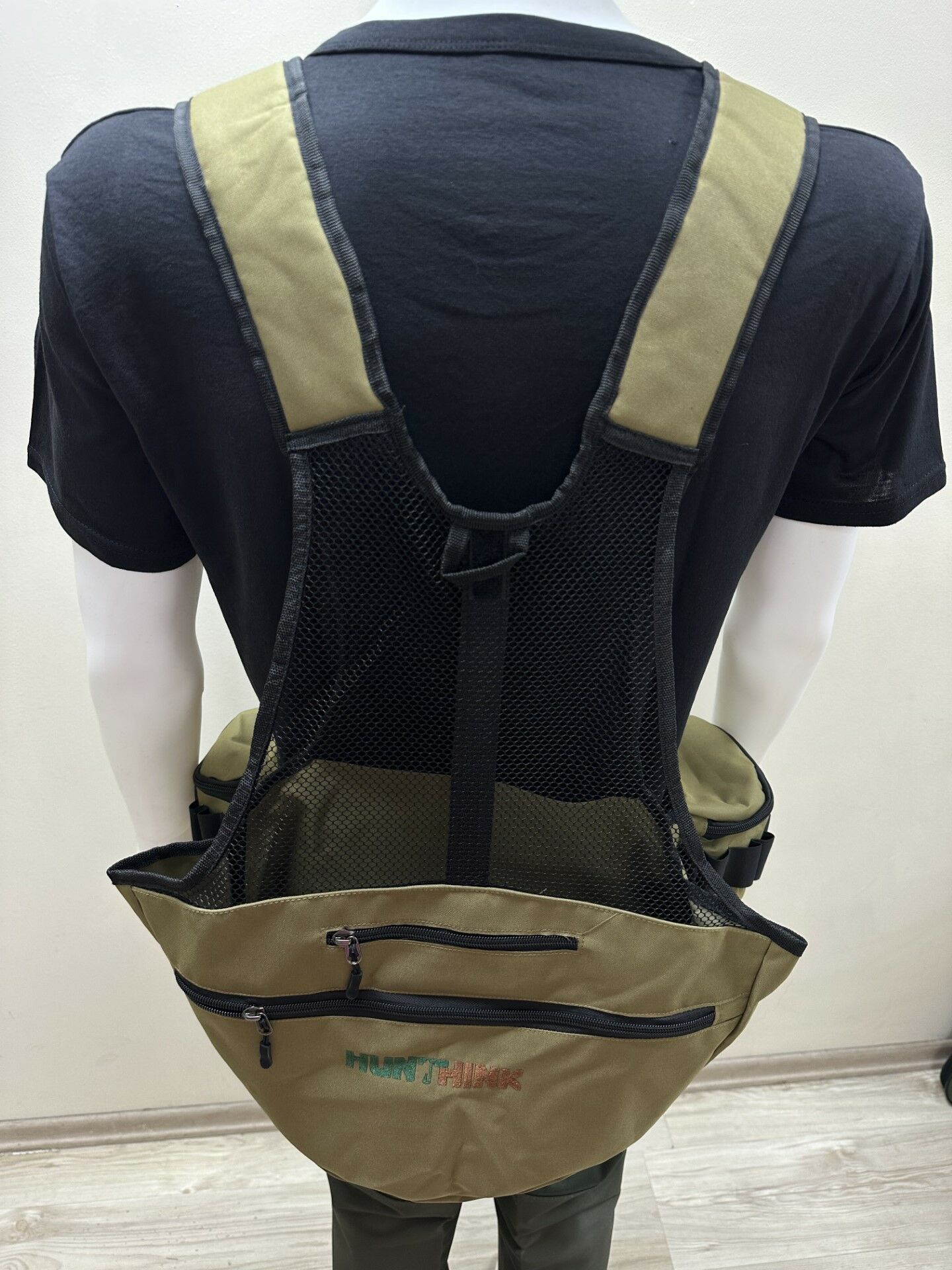 Hunthink Çantalı Yelek/ Av Çantası Camel