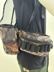 Hunthink Çantalı Yelek/ Avcı Çantası Orman Kamuflaj
