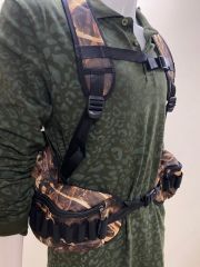 Hunthink Çantalı Yelek/ Avcı Çantası Saz Kamuflaj