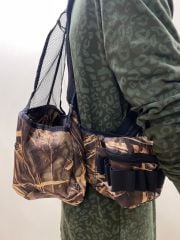 Hunthink Çantalı Yelek/ Avcı Çantası Saz Kamuflaj