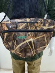Hunthink Çantalı Yelek/ Avcı Çantası Saz Kamuflaj