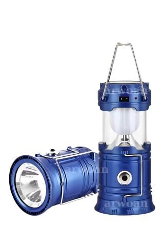 Tagon 20W Solar İki Fonksiyonlu Mavi Kamp Feneri