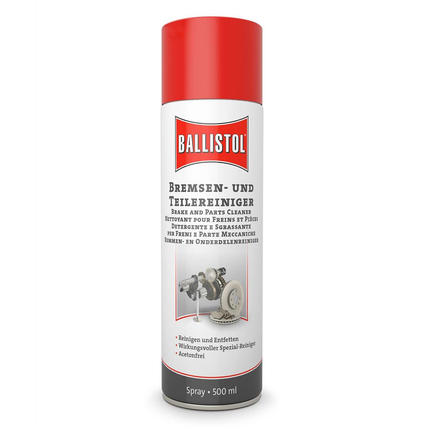Ballistol Fren ve Metal Parçalar İçin Temizleyici Sprey Yağ 500ml