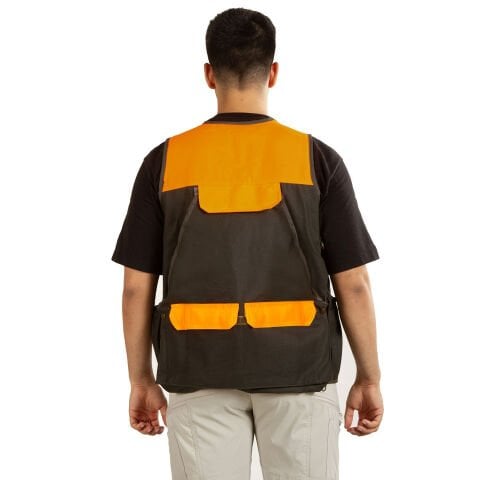 profesyonel avcı yeleği arka kısım görünümü