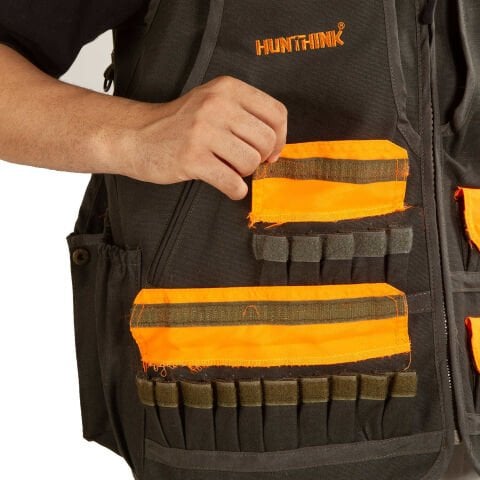 avcı yeleği cep detay görünümü