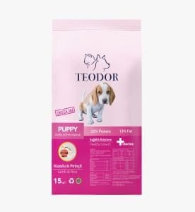 TEODOR Puppy Kuzu-Pirinçli Yavru Köpek Maması