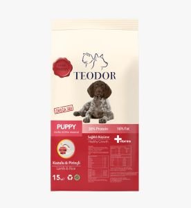 TEODOR Puppy Yüksek Enerjili Kuzu-Pirinç Yavru Köpek Maması