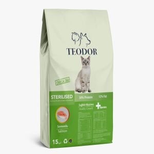 TEODOR STERILISED Kısırlaştırılmış Somonlu Yetişkin Kedi Maması