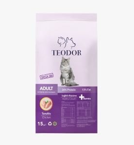 TEODOR Adult Tavuklu Yetişkin Kedi Maması