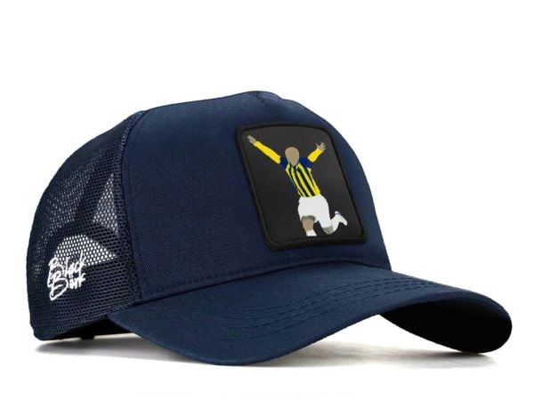 V1 Trucker Futbolcu - BlackBörk Lacivert Şapka (Cap)