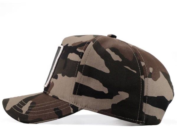 V1 Baseball-4cs Kod Logo BlackBörk Kamuflaj Şapka