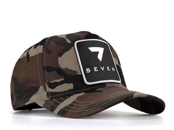 V1 Baseball-4cs Kod Logo BlackBörk Kamuflaj Şapka