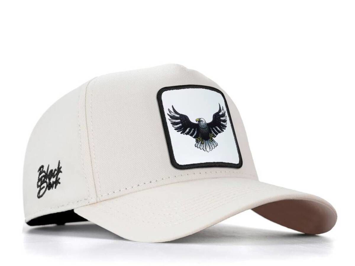 V1 Baseball Kartal-4bs Kod Logo Bej BlackBörk Şapka