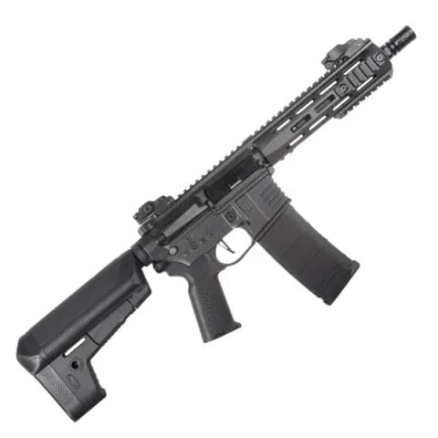 Delta Armory Carbon Görünümlü M4 AR15 M-LOK 8'' Charlie Pil Şarj Dahil Set