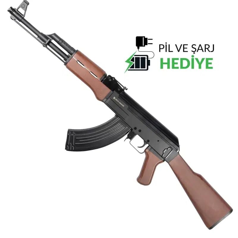 Delta Armory AK47 Keleş Airsoft Tüfek Pil Ve Şarj Dahil Set