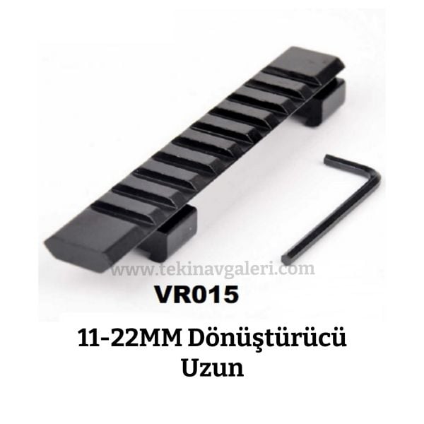 VORMEX 11mm'den 22mm'ye Dönüştürücü Ray (Uzun)