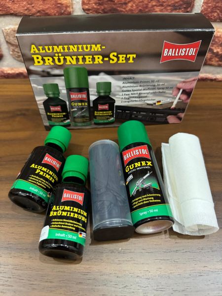 Ballistol Browning (Alüminyum için silah boyası) SET