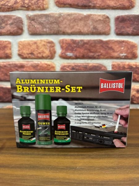 Ballistol Browning (Alüminyum için silah boyası) SET