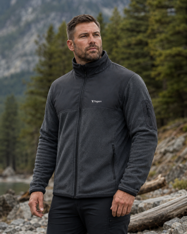 TAGON Erkek Outdoor Polar Ceket | Anti-Pilling Fermuarlı Polar