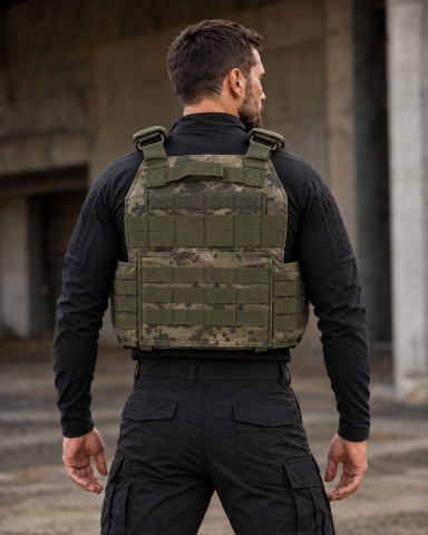Tagon Çek Kurtul Taktik Plaka Taşıyıcı Yelek – Haki Multicam