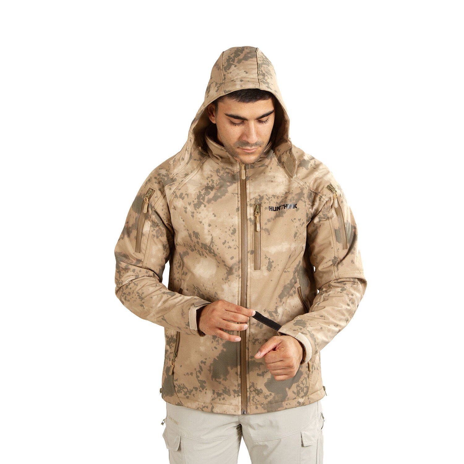 Hunthink Softshell Mont Kamuflaj Desen
