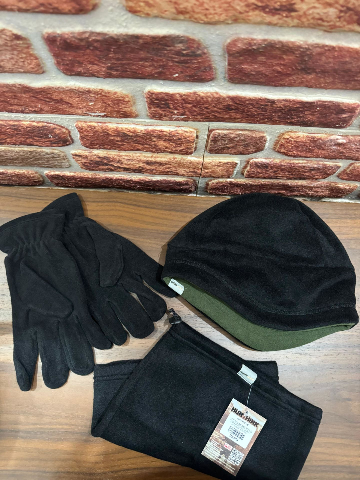 Hunthink Bere-Boyunluk-Eldiven Seti