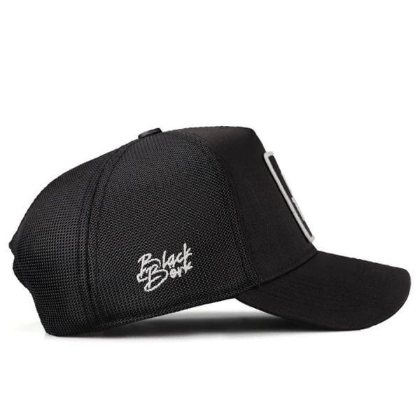 Blackbörk Siyah Cordura Kumaş Şapka Queen Logo