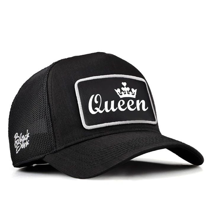 Blackbörk Siyah Cordura Kumaş Şapka Queen Logo