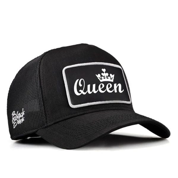 Blackbörk Siyah Cordura Kumaş Şapka Queen Logo