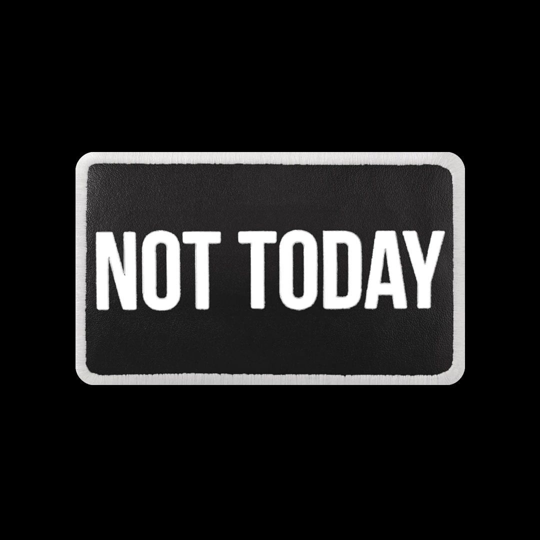 V2 Not Today - 2 Kod Logolu Unisex Siyah Bench (Patch)