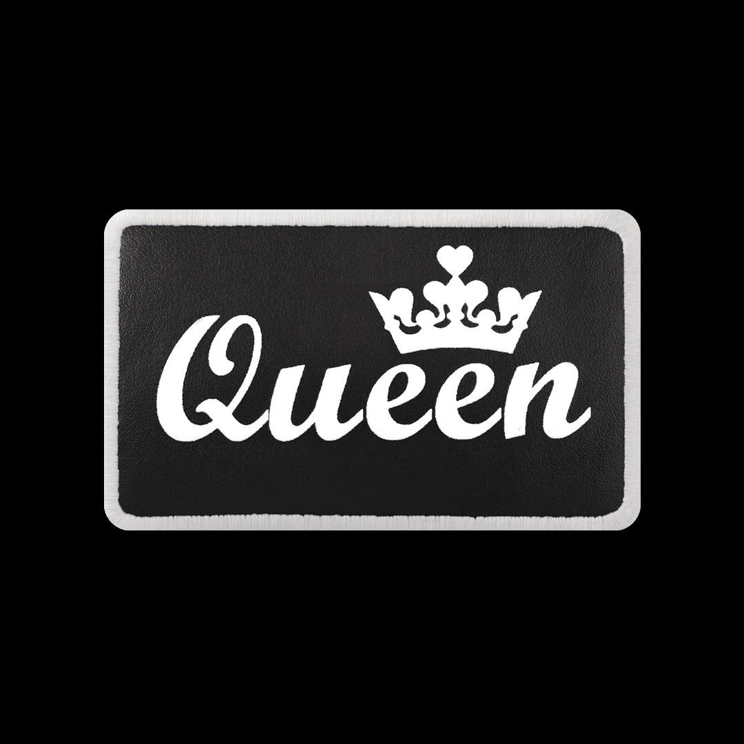V2 Queen - 2sb Kod Logolu Unisex Siyah Bench (Patch)