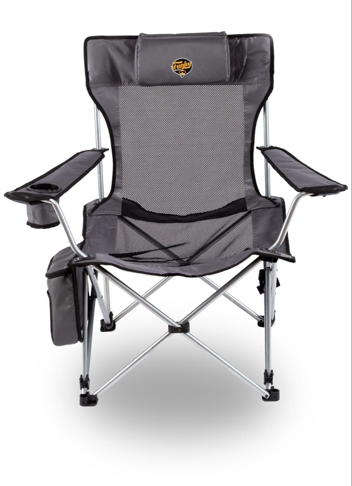 Funky chairs 2 pozisyonlu yatabilen kamp sandalyesi oturma pozisyonu görseli