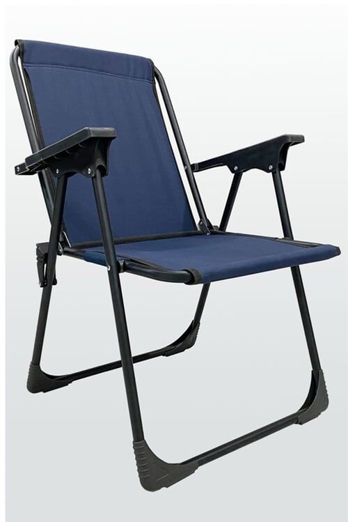 Katlanır Mavi Kamp Sandalyesi