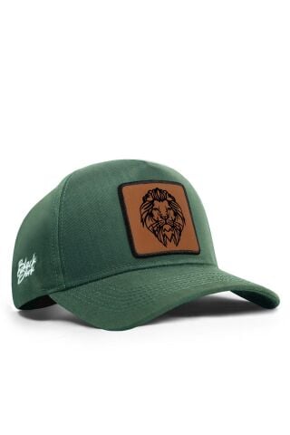 Aslan Logolu Cordura Petrol Yeşili Beyzbol Şapka