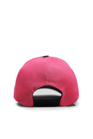 Good Luck Logolu Siyah-Pembe Trucker Şapka