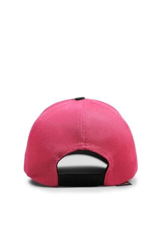 Ayı Logolu Siyah-Pembe Trucker Şapka