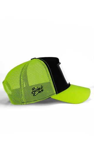 Efendy Logolu Neon-Siyah Trucker Şapka