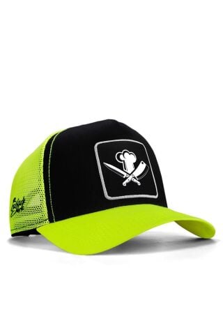 Efendy Logolu Neon-Siyah Trucker Şapka
